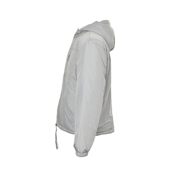 Fendi 24Fw Nylon and cotton hooded jacket with oblique stitching