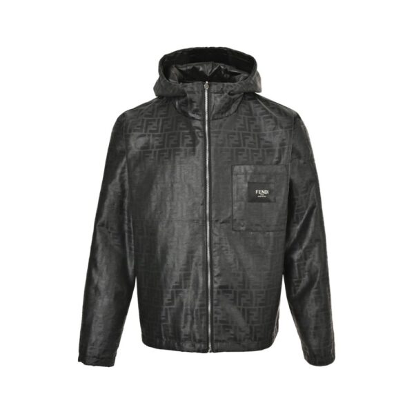 Fendi  24Fw FF dark pattern full print double-sided windbreaker jacket