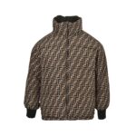 Fendi 24ss FF monogram double-sided down jacket