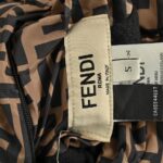 Fendi 24ss FF monogram double-sided down jacket