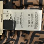 Fendi 24ss FF monogram double-sided down jacket