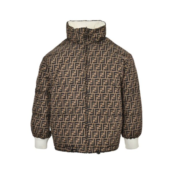 Fendi 24ss FF monogram double-sided down jacket