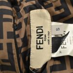 Fendi 24ss FF monogram double-sided down jacket