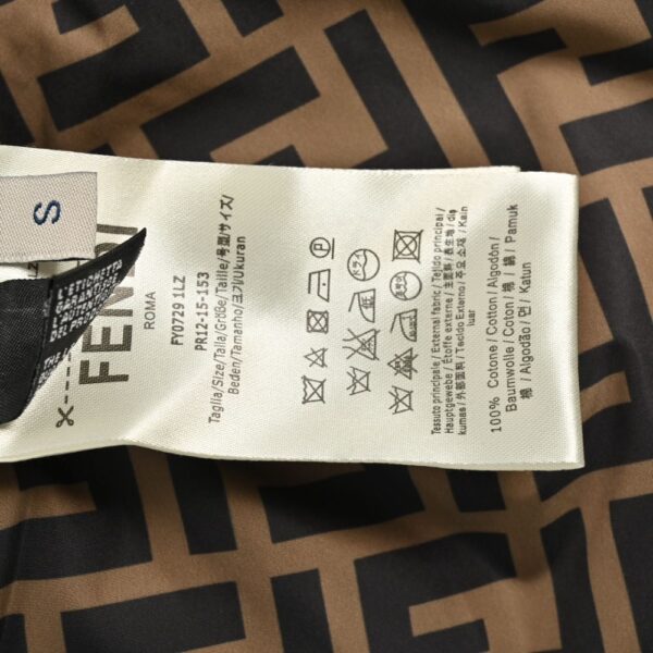 Fendi 24ss FF monogram double-sided down jacket