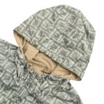 Fendi 24ss Green FF Reversible Nylon Jacket with Hood