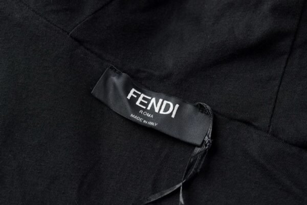 Fendi Half-zip color-block lambswool jacket