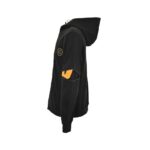 Fendi Rubber zip-up hooded jacket