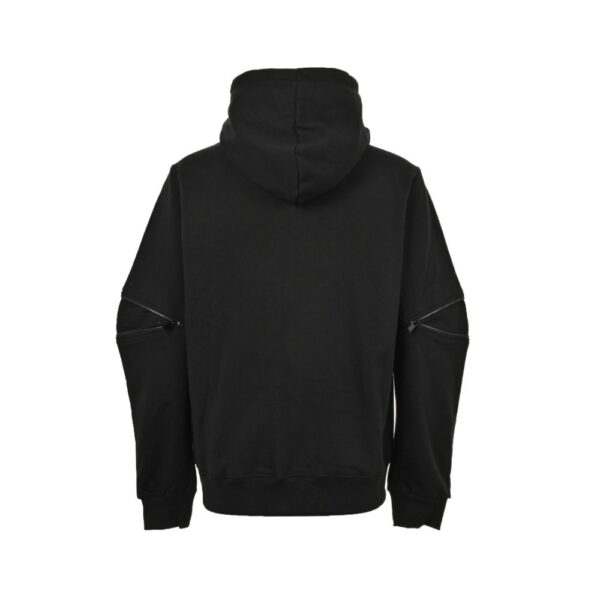 Fendi Rubber zip-up hooded jacket