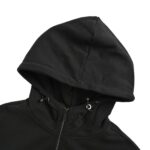 Fendi Rubber zip-up hooded jacket