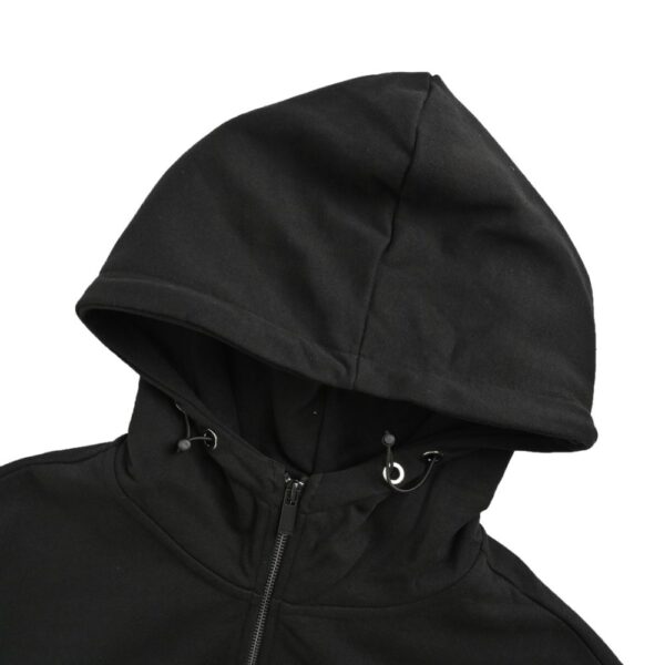 Fendi Rubber zip-up hooded jacket