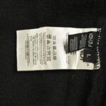Fendi Rubber zip-up hooded jacket