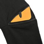 Fendi Rubber zip-up hooded jacket