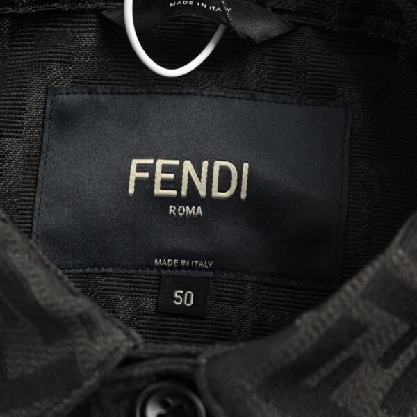 Fendi FF Jacquard shirt collar jacket
