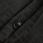 Fendi FF Jacquard shirt collar jacket