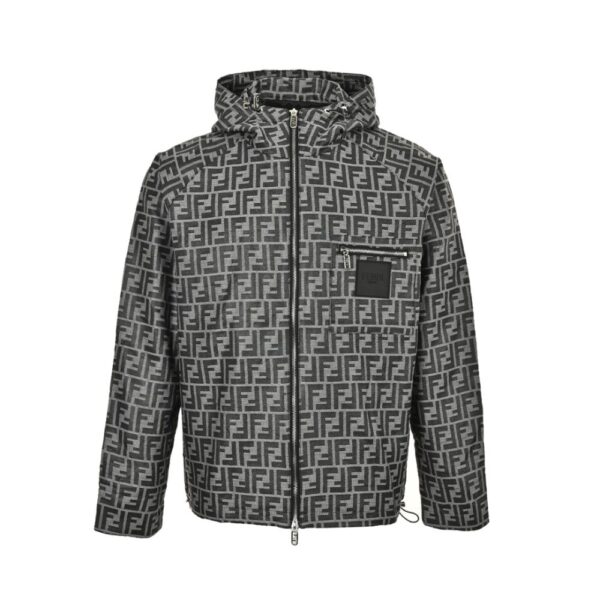 Fendi FF full print windbreaker zipper jacket