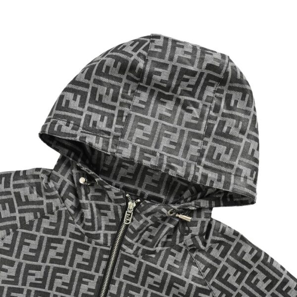 Fendi FF full print windbreaker zipper jacket