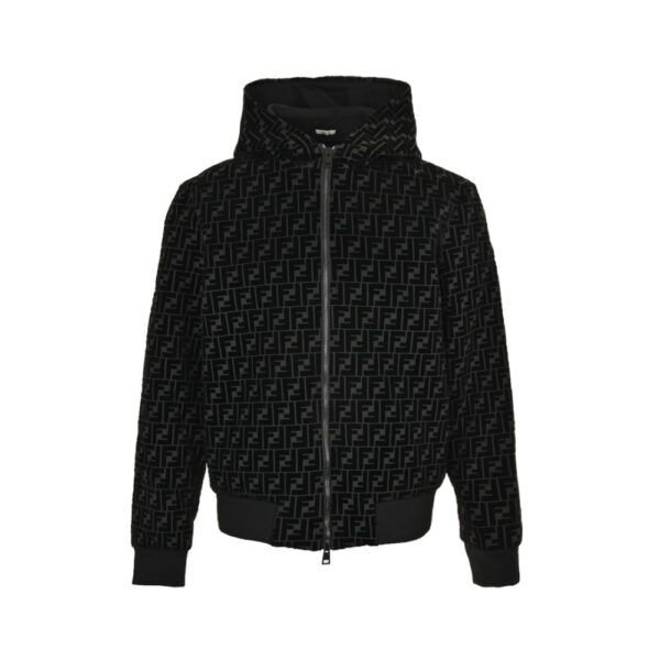 Fendi FF full print windbreaker zipper jacket