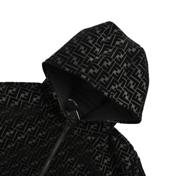 Fendi FF full print windbreaker zipper jacket