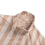 Fendi Printed stand collar jacket