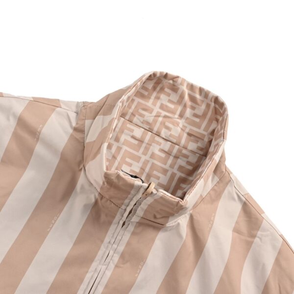 Fendi Printed stand collar jacket