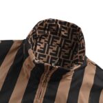 Fendi Printed stand collar jacket