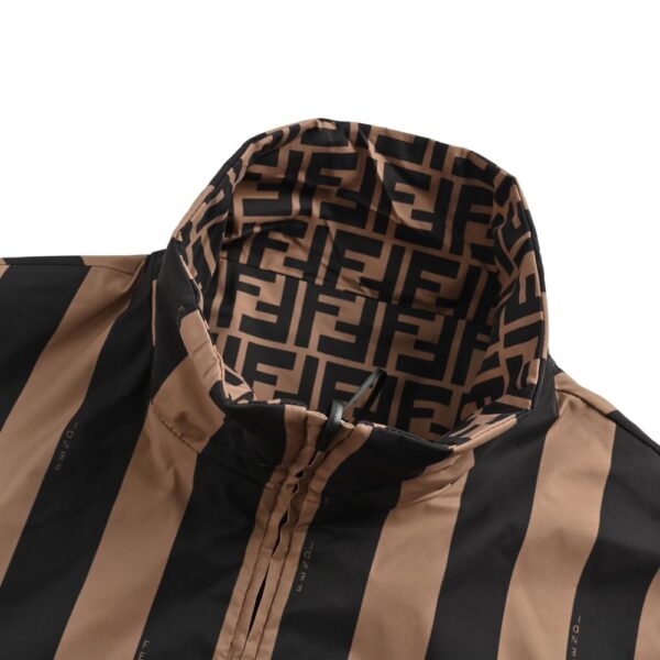 Fendi Printed stand collar jacket