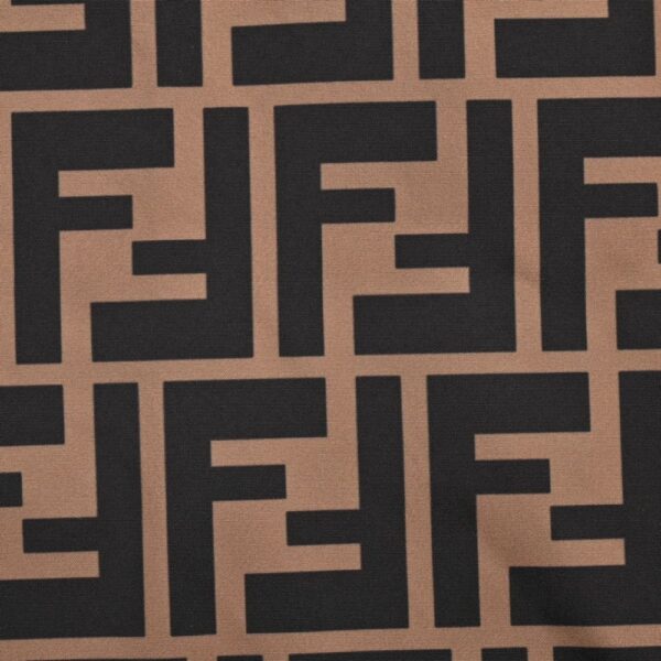 Fendi Printed stand collar jacket