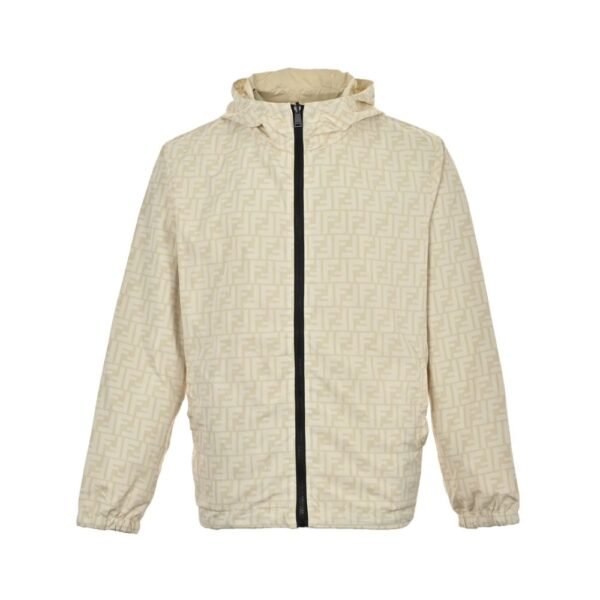 Fendi FF nylon jacket with hood