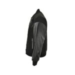 Chrome hearts Cross-patterned leather bomber jacket