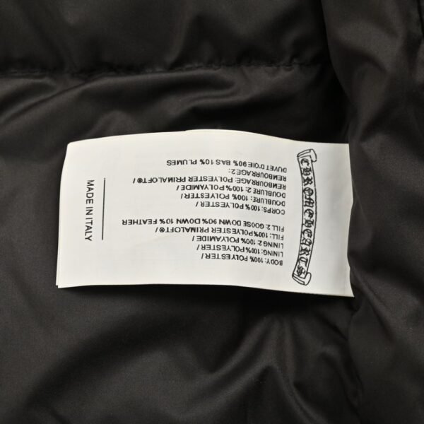 Chrome hearts 24Fw Silver Button Jacquard Down Vest