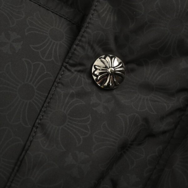 Chrome hearts 24Fw Silver Button Jacquard Down Vest