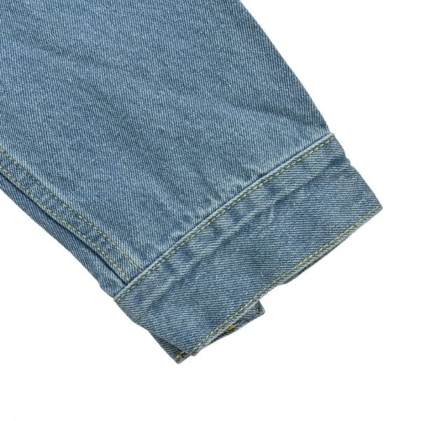 Chrome hearts Denim jacket with full back leather cross