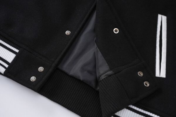 Chrome hearts Embroidered horseshoe baseball jacket