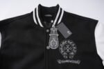 Chrome hearts Embroidered horseshoe baseball jacket