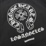 Chrome hearts Horseshoe print trench coat with diagonal zip