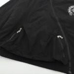 Chrome hearts Horseshoe print trench coat with diagonal zip