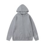 Chrome hearts Hot Diamond Zipper Knitted Sweater Hooded Jacket
