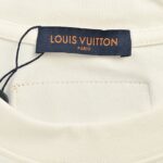 Louis Vuitton Cup Print Embroidered Long Sleeve T-Shirt