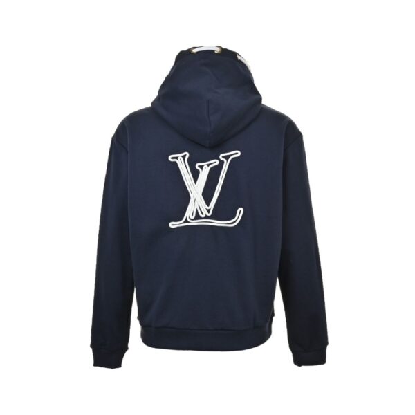 Louis Vuitton Hemp rope knot embroidered hoodie