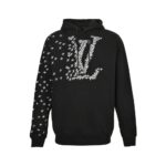 Louis Vuitton Airplane lettering logo print hoodie