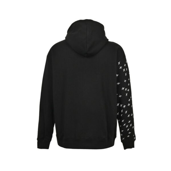 Louis Vuitton Airplane lettering logo print hoodie