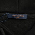 Louis Vuitton Airplane lettering logo print hoodie