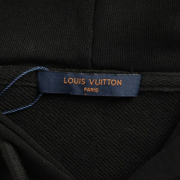 Louis Vuitton Airplane lettering logo print hoodie