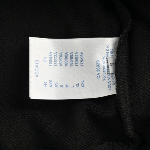 Louis Vuitton Airplane lettering logo print hoodie