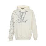 Louis Vuitton Airplane lettering logo print hoodie