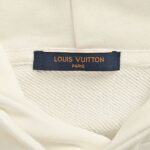 Louis Vuitton Airplane lettering logo print hoodie