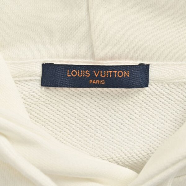 Louis Vuitton Airplane lettering logo print hoodie