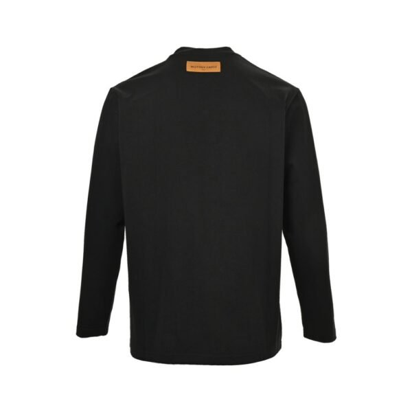 Louis Vuitton Long-sleeved T-shirt with inset embroidery