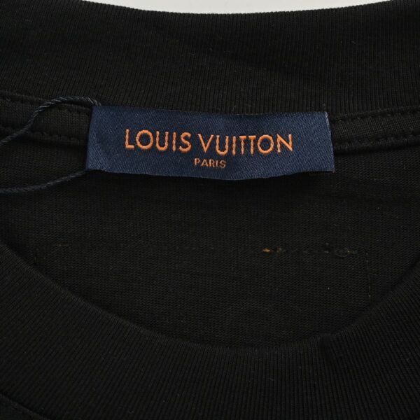 Louis Vuitton Long-sleeved T-shirt with inset embroidery