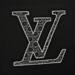 Louis Vuitton Long-sleeved T-shirt with inset embroidery